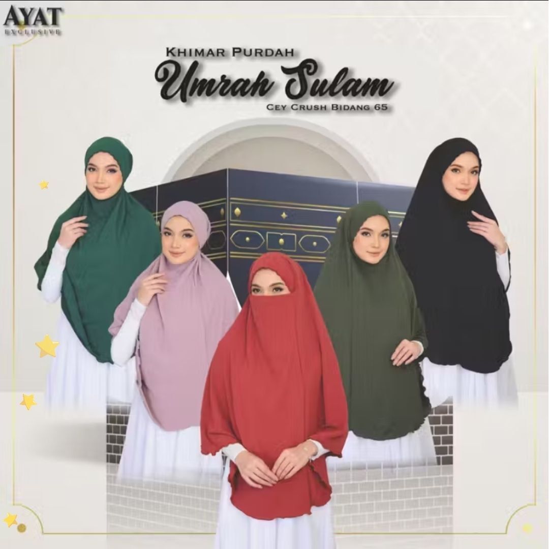 Khimar Umrah Madina Sulam
