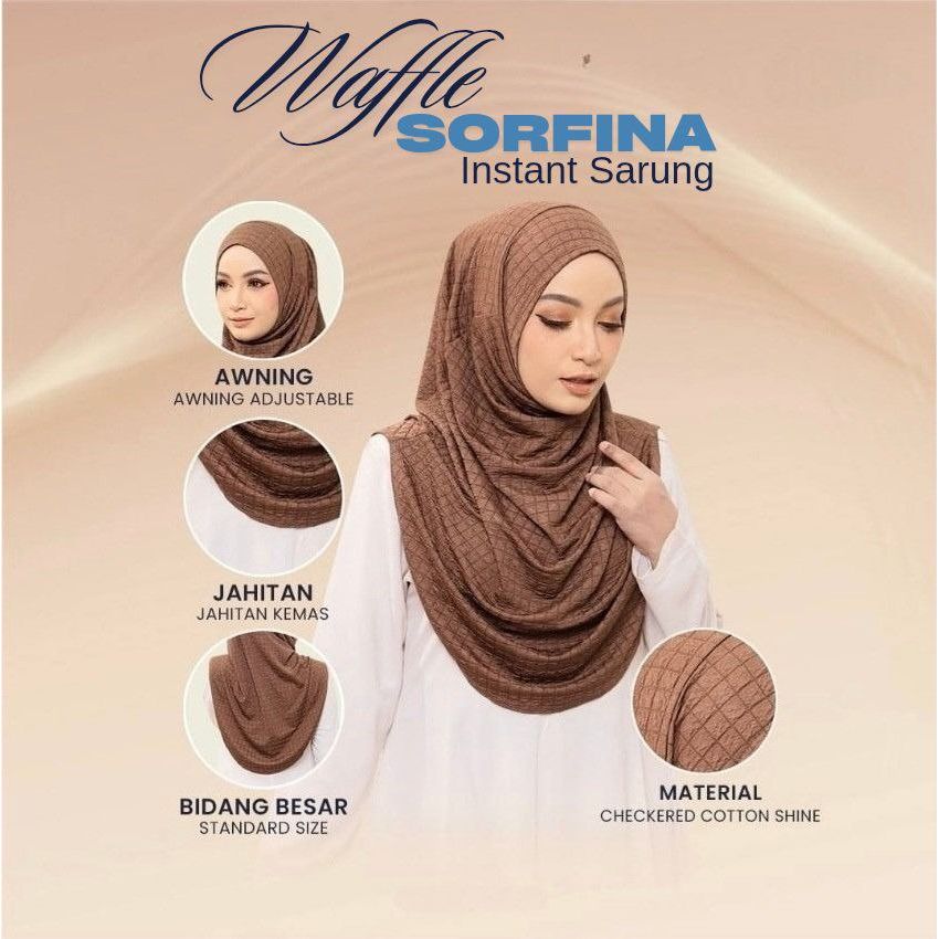 Waffle Sorfina Instant Sarung
