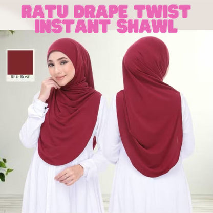 Ratu Drape Twist Instant Shawl