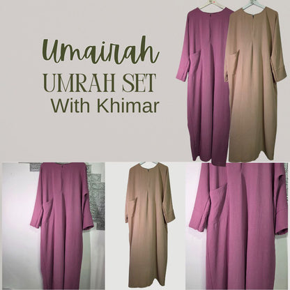 Umairah Umrah Set with Khimar