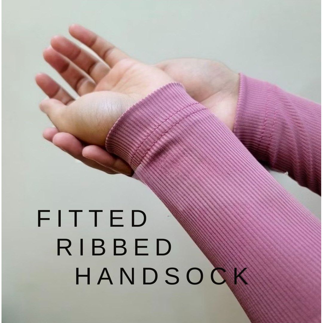 Fitted Ribbed Handsock