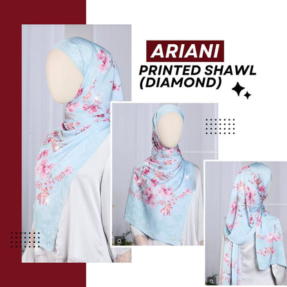 Ariani Printed Long Shawl (Diamond)