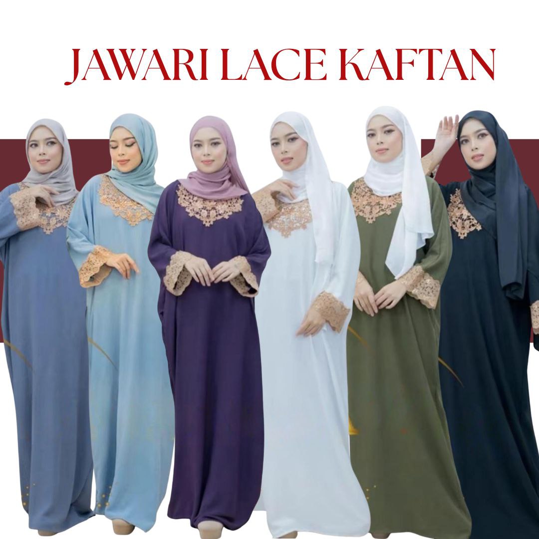 Jawari Gold Lace Kaftan