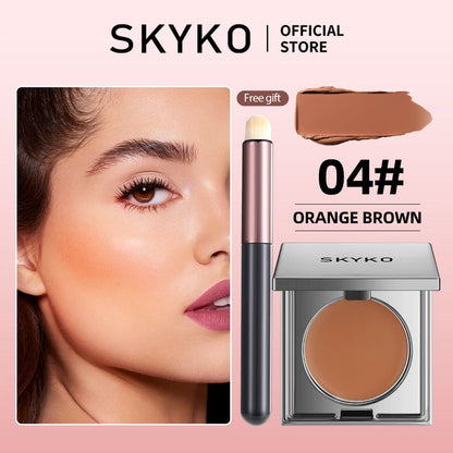 Skyko 3in1 Cream Blush (Comes with Free Gift : Lipstick Brush)