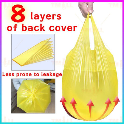 Disposable Garbage Bag with Handle Design
