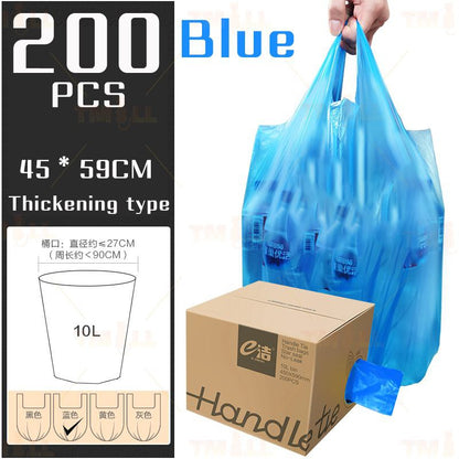 Disposable Garbage Bag with Handle Design