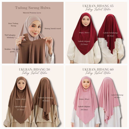 Qainisa Tudung Sarung Hulwa Khimar