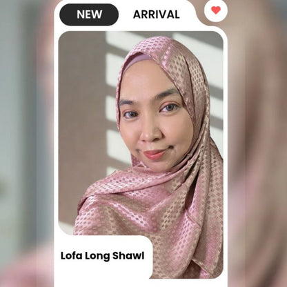 Lofa Satin Long Shawl