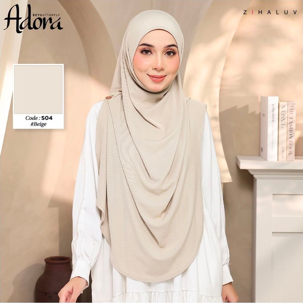 Tudung Sarung Adora EZY Butterfly by Zihaluv