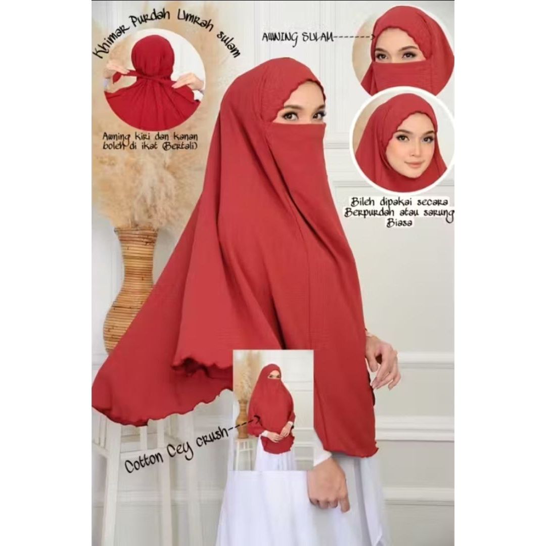 Khimar Umrah Madina Sulam