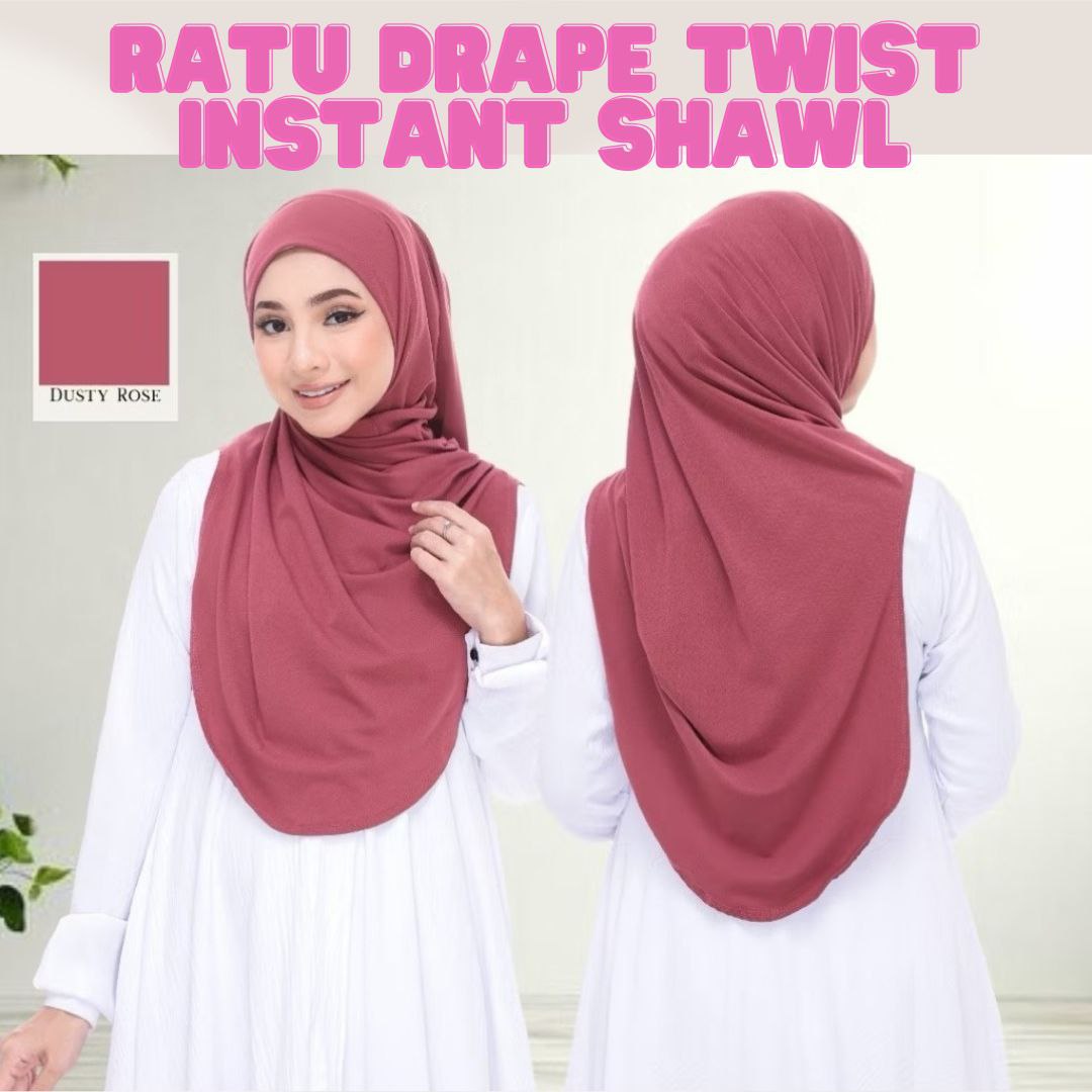 Ratu Drape Twist Instant Shawl