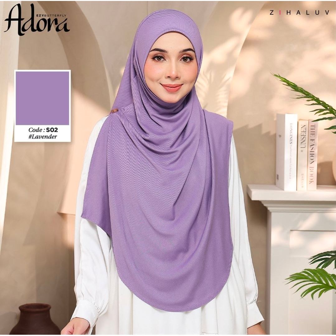 Tudung Sarung Adora EZY Butterfly by Zihaluv