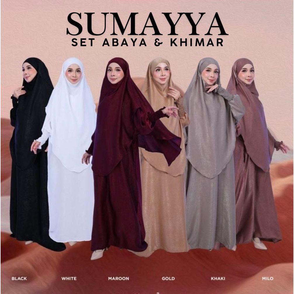 Sumayya Set Abaya & Khimar