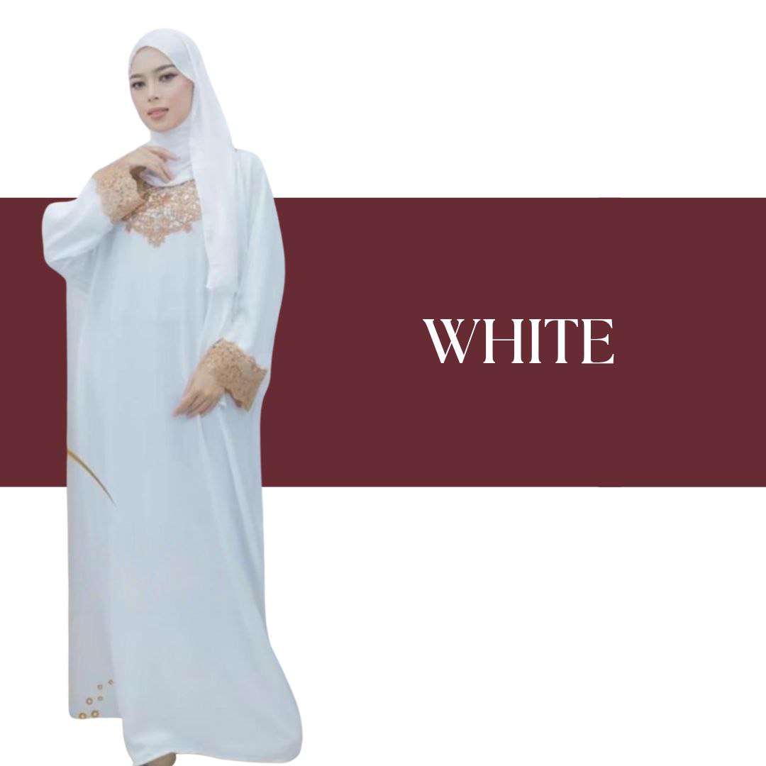 Jawari Gold Lace Kaftan