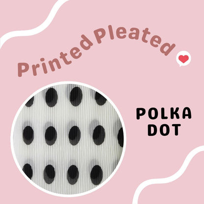 Printed Pleated Semi Instant Shawl