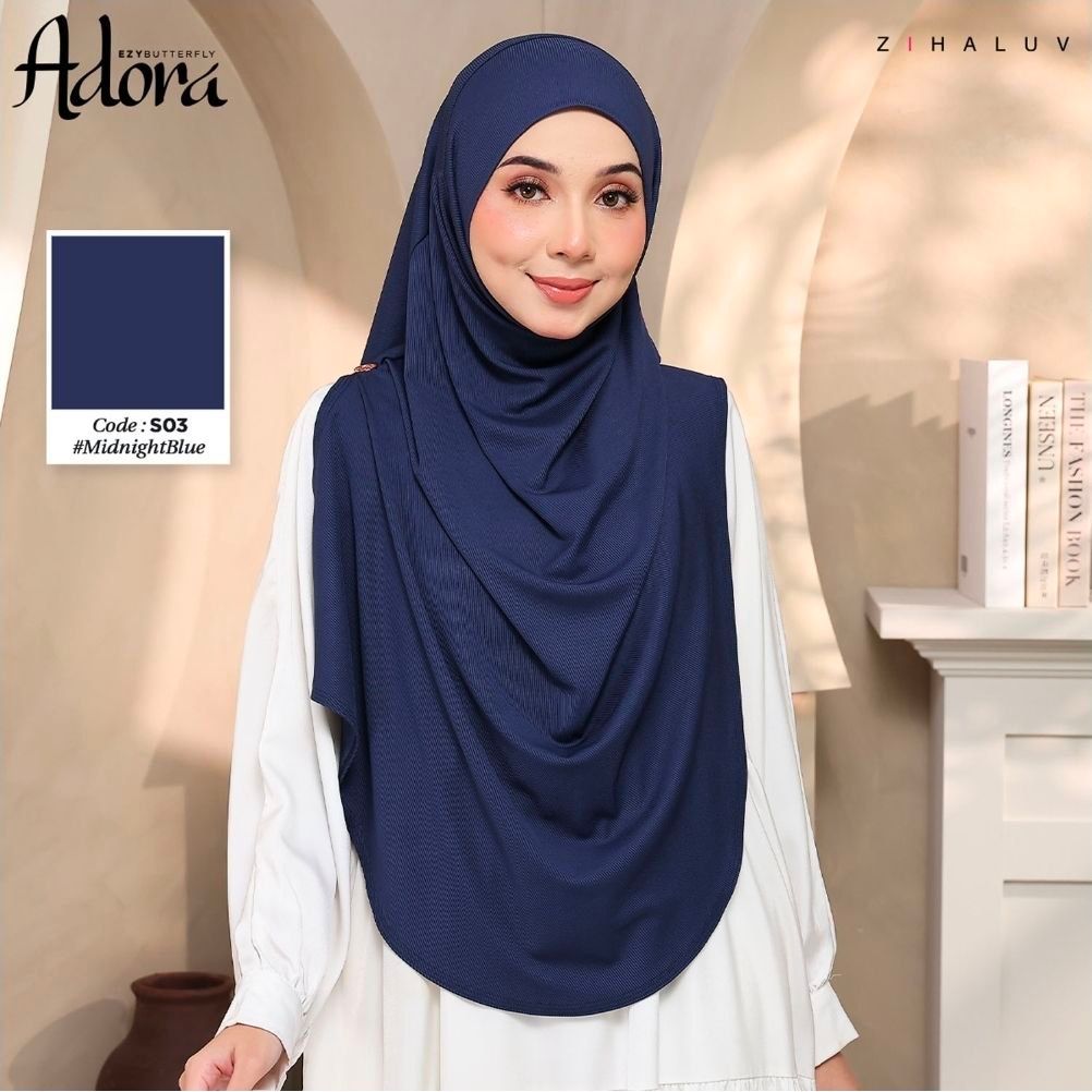 Tudung Sarung Adora EZY Butterfly by Zihaluv