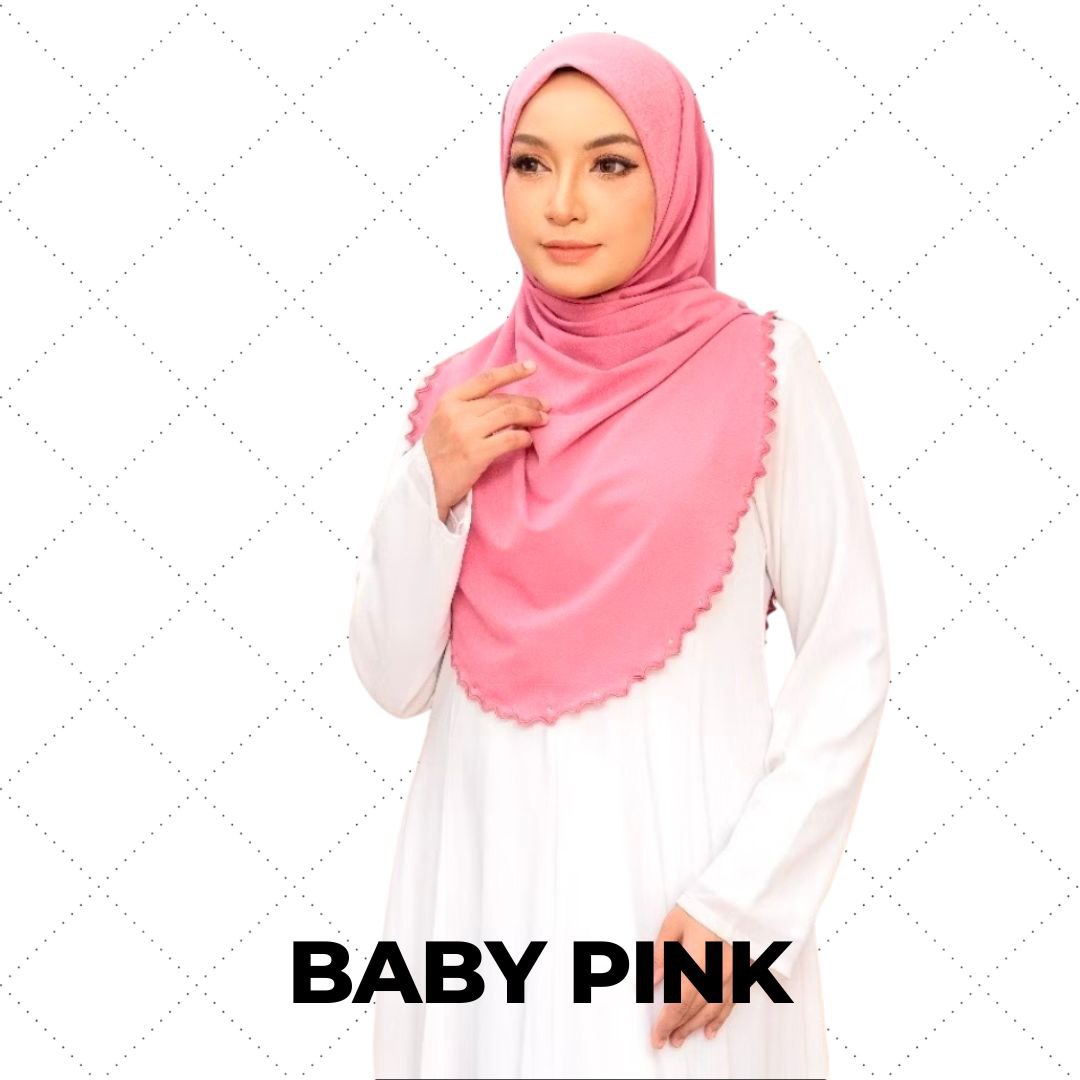 Diamonte Sulam Twist Instant Shawl