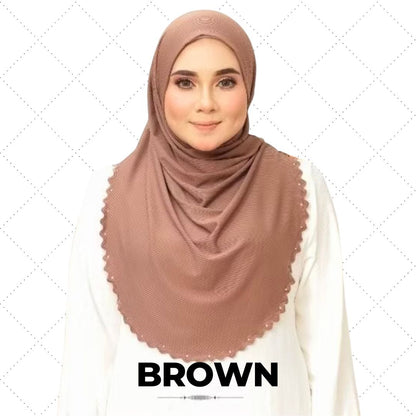 Diamonte Sulam Twist Instant Shawl
