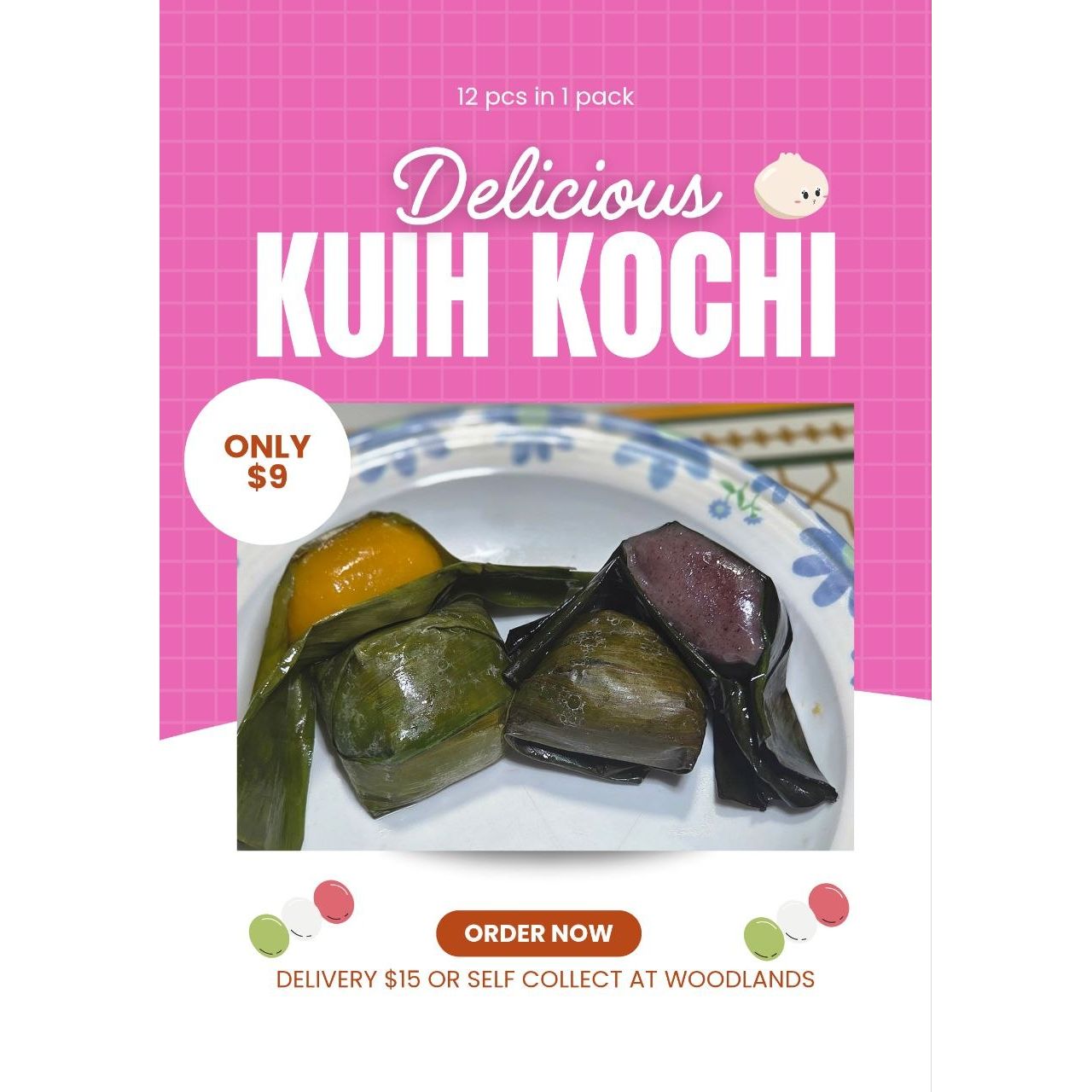 Homemade Kue Kochi (A Pack of 12 pcs)
