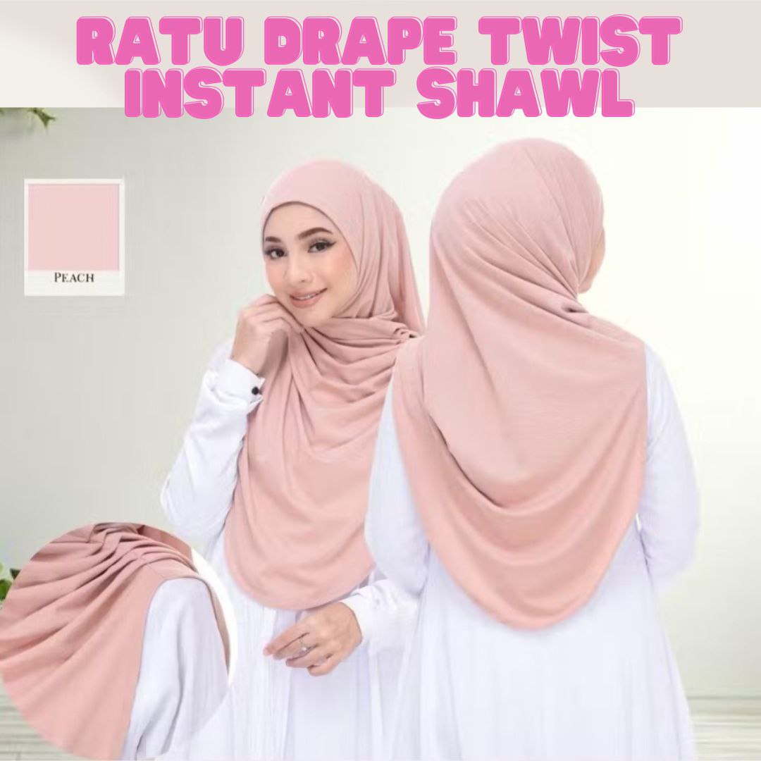 Ratu Drape Twist Instant Shawl