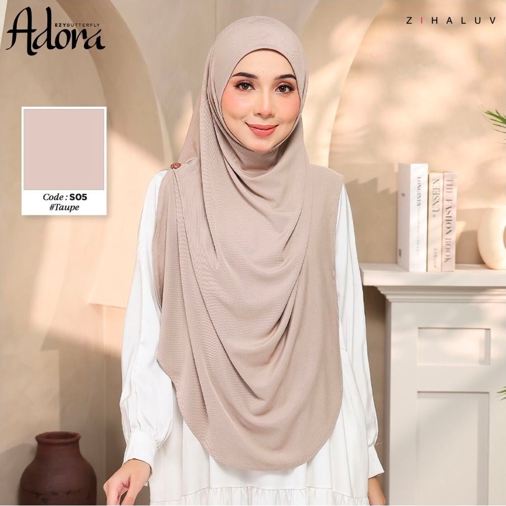 Tudung Sarung Adora EZY Butterfly by Zihaluv