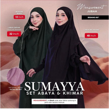Sumayya Set Abaya & Khimar