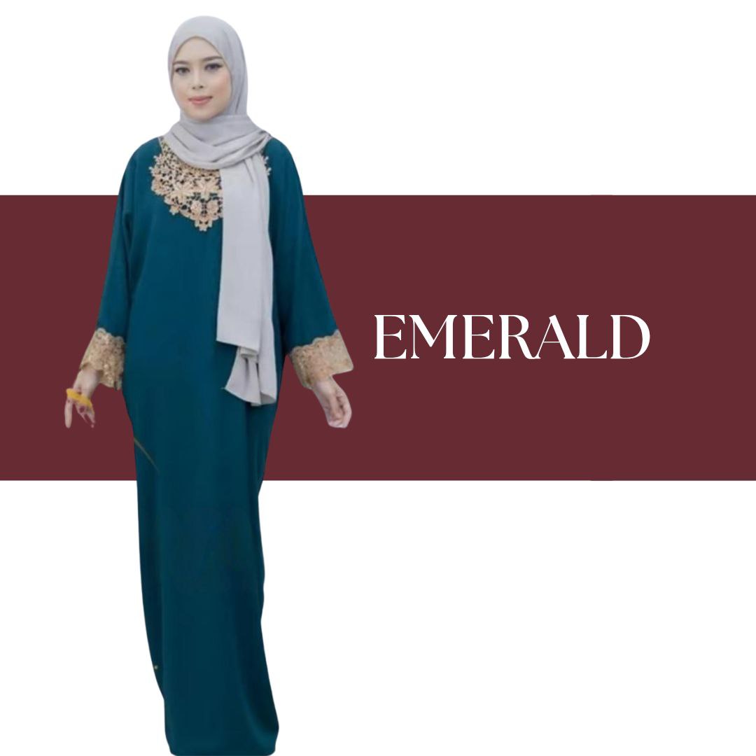 Jawari Gold Lace Kaftan