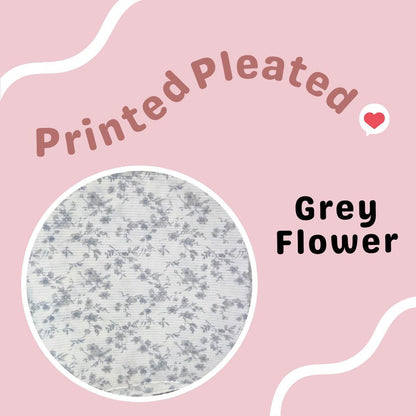 Printed Pleated Semi Instant Shawl