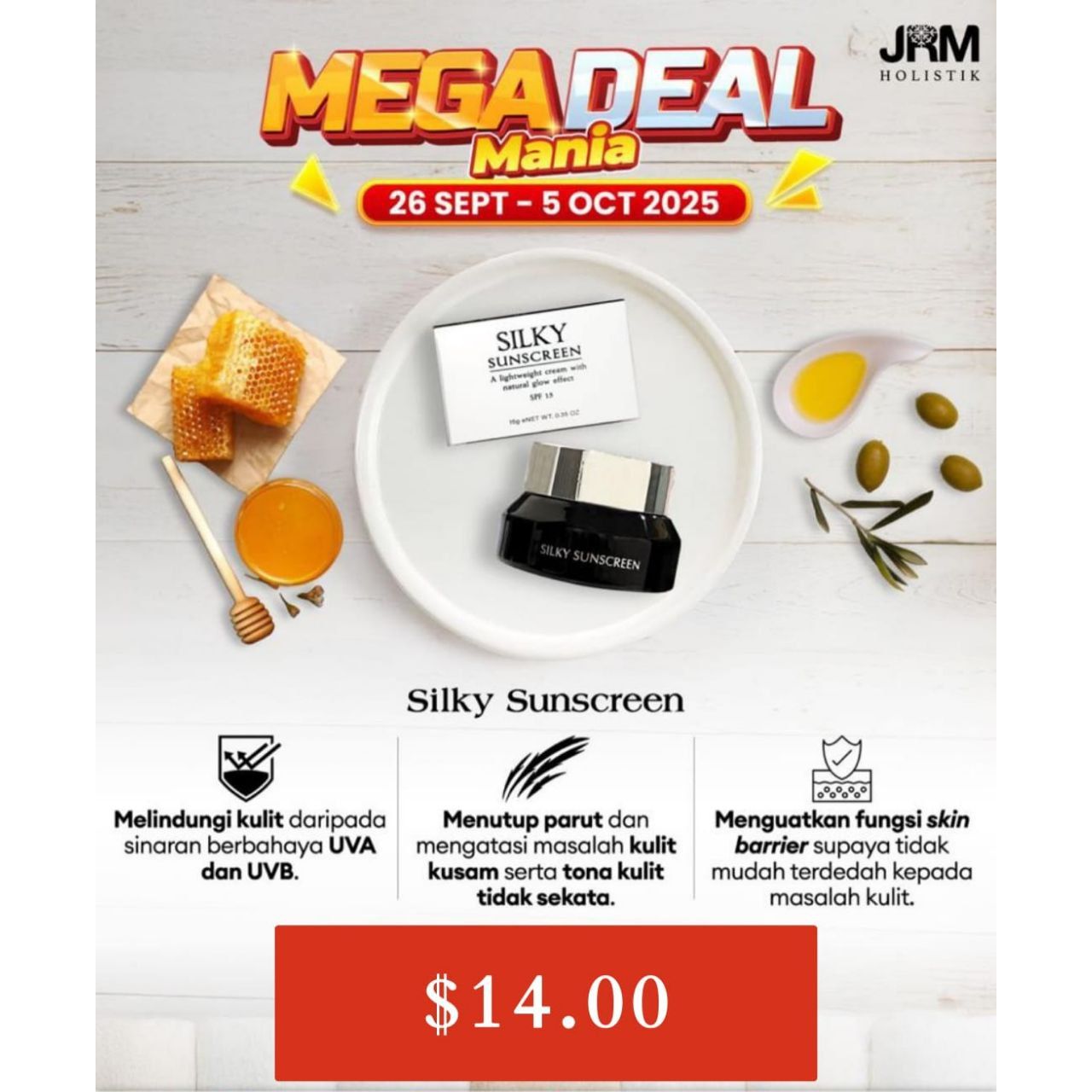 JRM Silky Sunscreen
