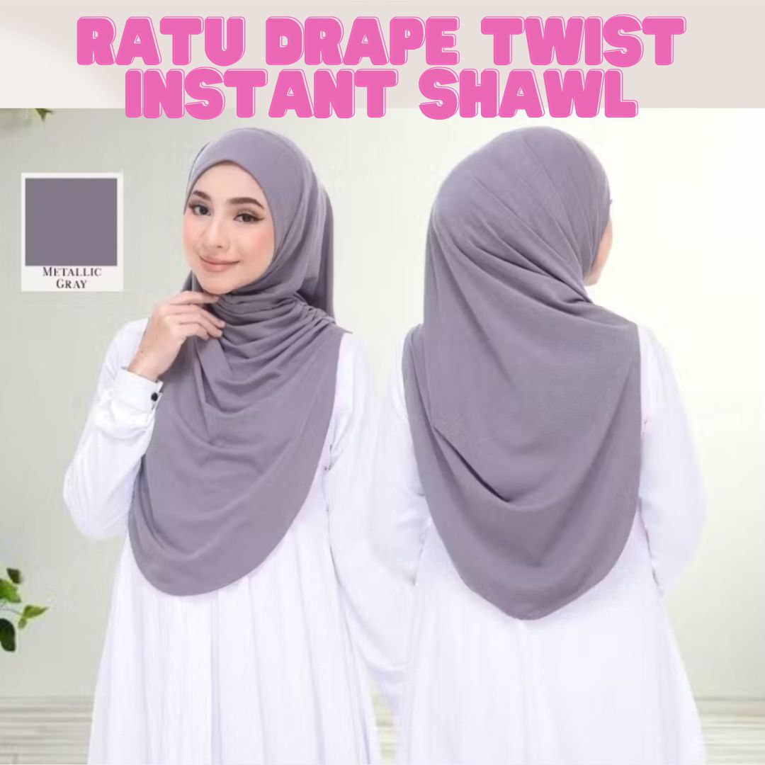 Ratu Drape Twist Instant Shawl