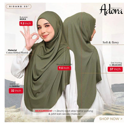 Tudung Sarung Adora EZY Butterfly by Zihaluv