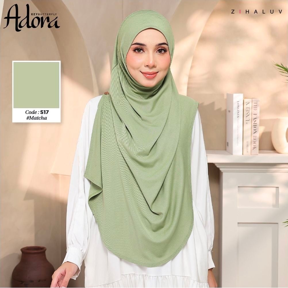Tudung Sarung Adora EZY Butterfly by Zihaluv