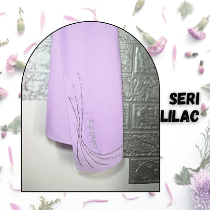 Ariani Plain Semi Instant Shawl - Seri Diamond