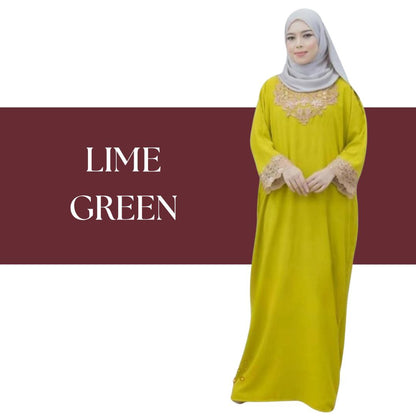 Jawari Gold Lace Kaftan