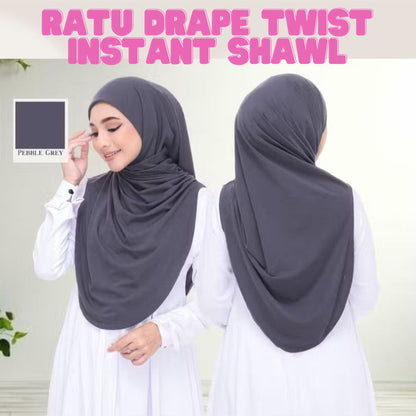 Ratu Drape Twist Instant Shawl