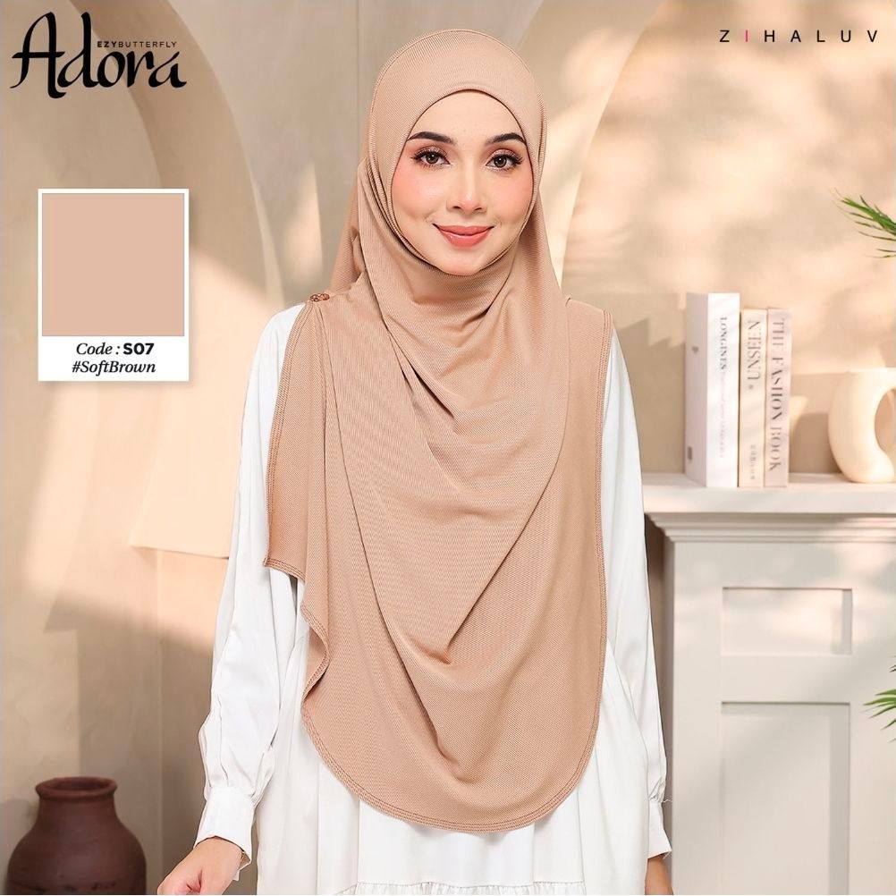 Tudung Sarung Adora EZY Butterfly by Zihaluv