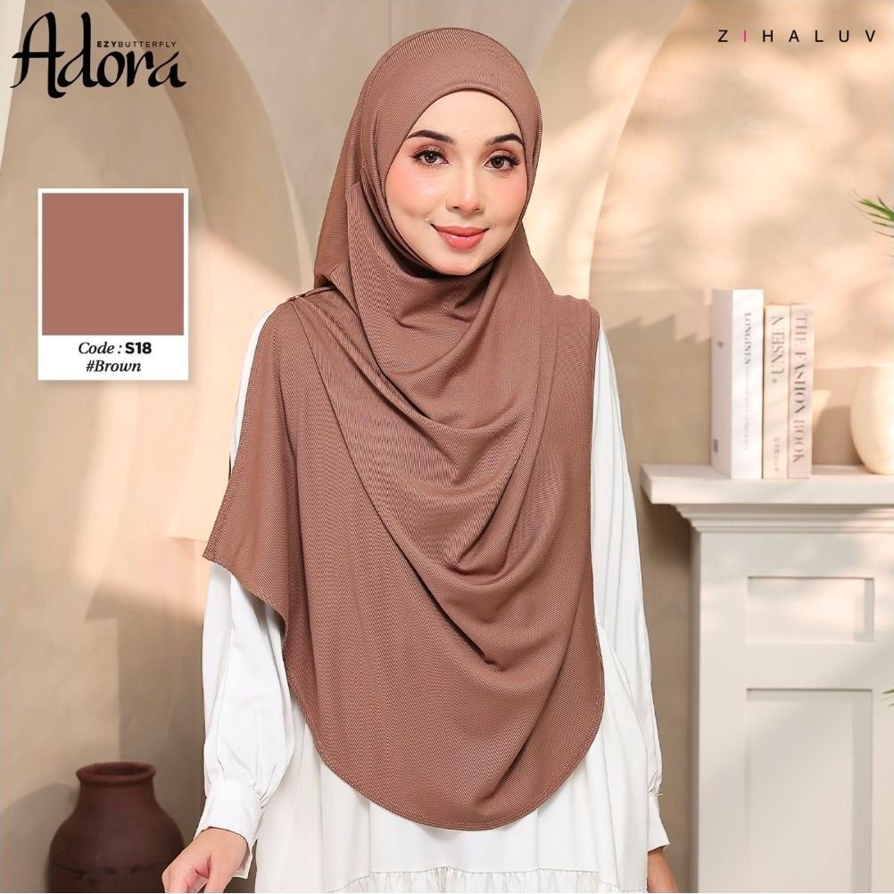 Tudung Sarung Adora EZY Butterfly by Zihaluv