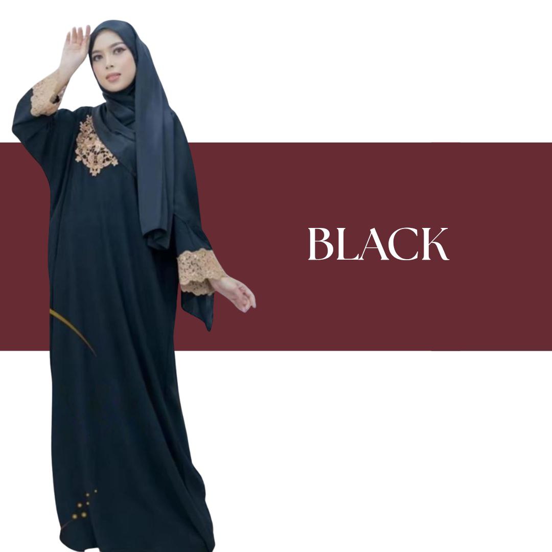 Jawari Gold Lace Kaftan