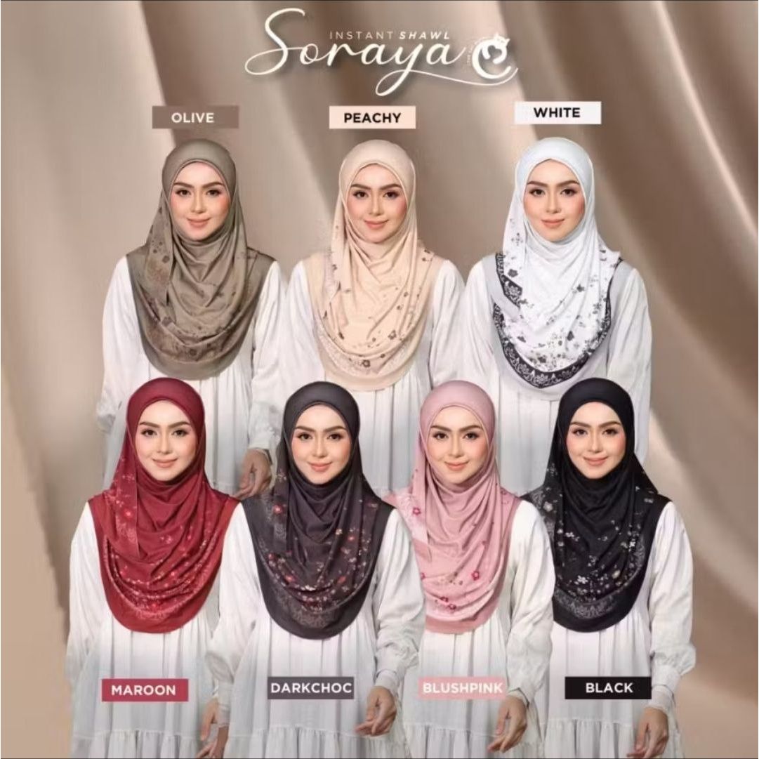 Soraya Instant Shawl with Flap