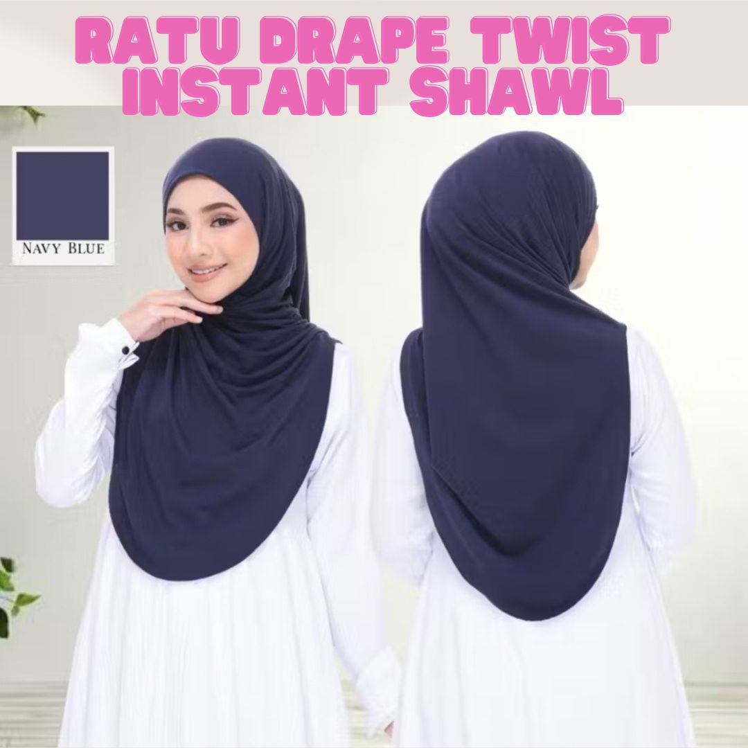 Ratu Drape Twist Instant Shawl