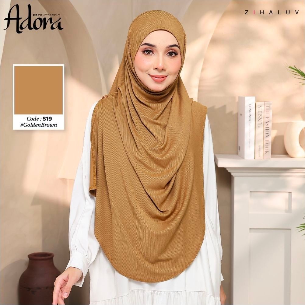 Tudung Sarung Adora EZY Butterfly by Zihaluv