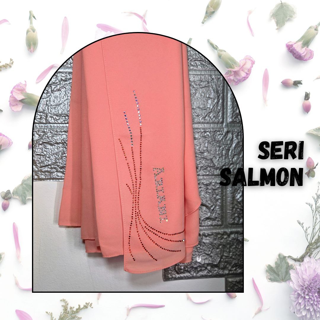 Ariani Plain Semi Instant Shawl - Seri Diamond