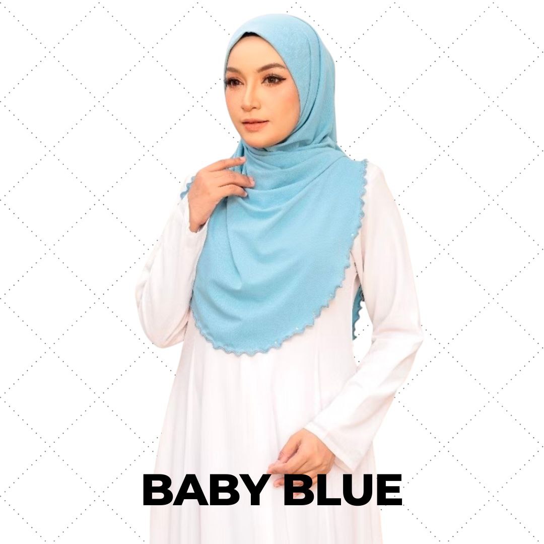 Diamonte Sulam Twist Instant Shawl