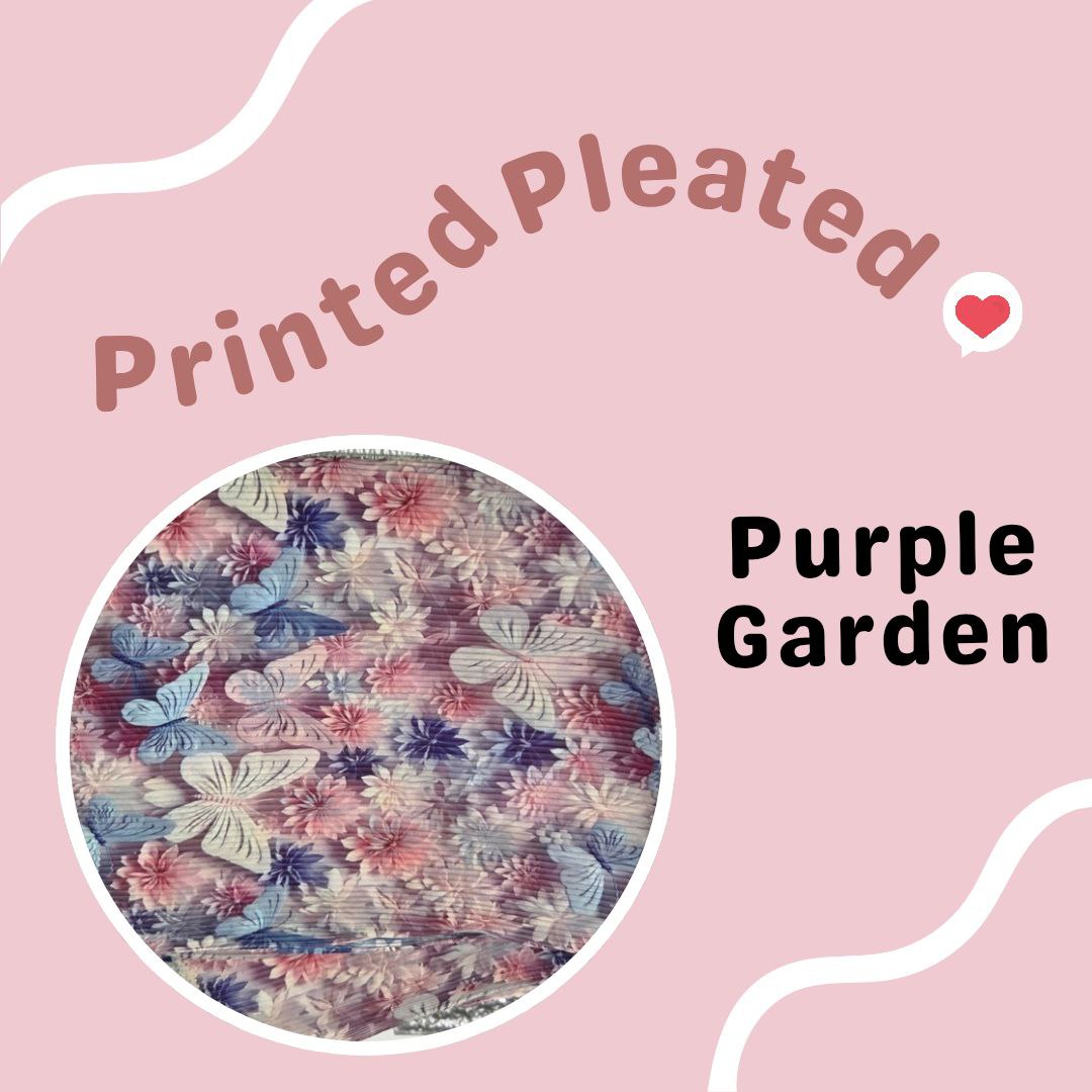 Printed Pleated Semi Instant Shawl