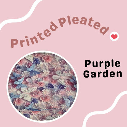 Printed Pleated Semi Instant Shawl