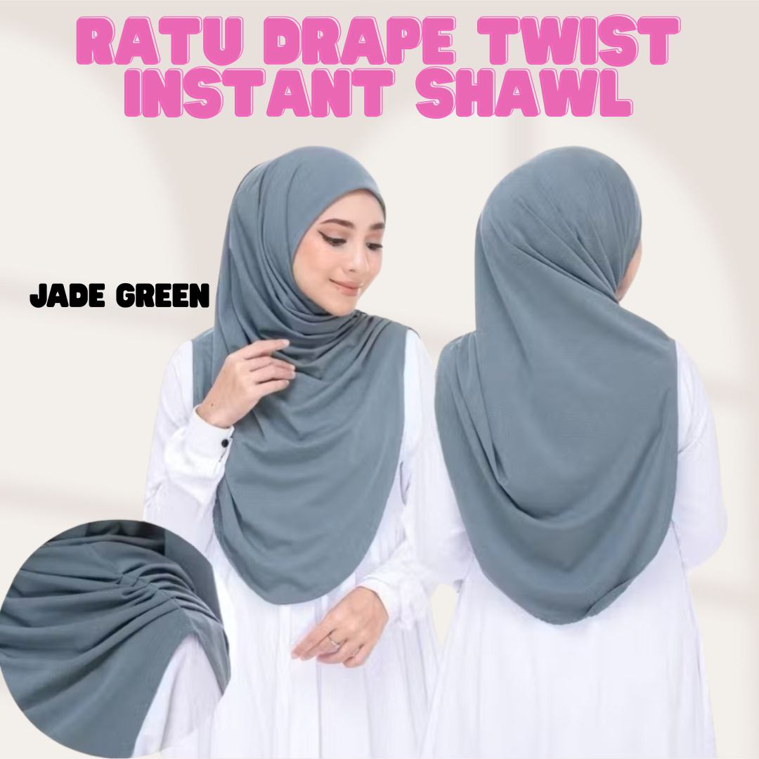 Ratu Drape Twist Instant Shawl