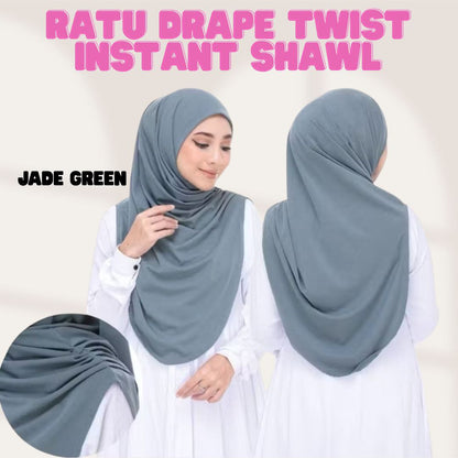 Ratu Drape Twist Instant Shawl