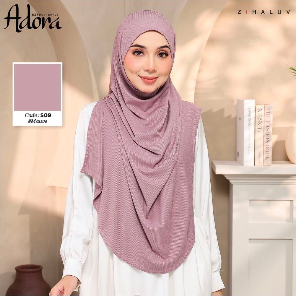 Tudung Sarung Adora EZY Butterfly by Zihaluv