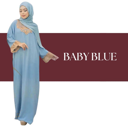 Jawari Gold Lace Kaftan