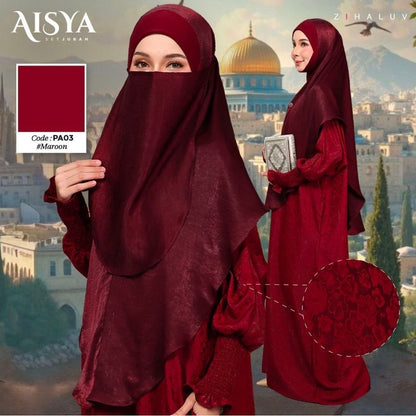 Aisya Set Jubah with Khimar and Niqab by Zihaluv